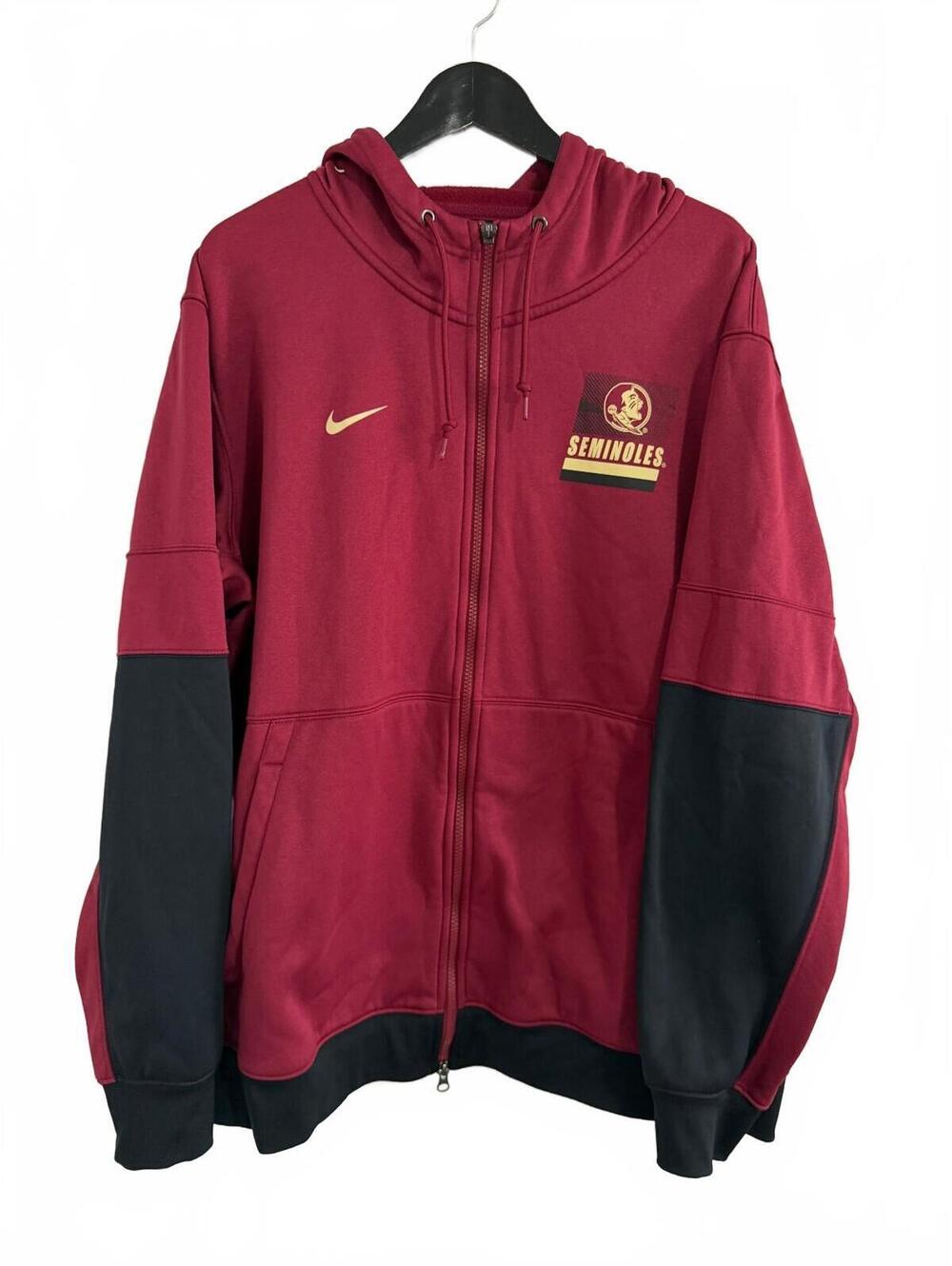 Florida State FSU Seminoles Nike Full-Zip Hoodie Size XXL
